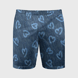 Мужские спортивные шорты Hearts on denim