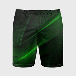 Мужские спортивные шорты Green neon lines