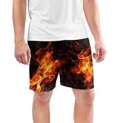Шорты спортивные мужские Fire style, цвет: 3D-принт — фото 2