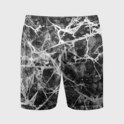 Шорты спортивные мужские Абстракция - паутина, цвет: 3D-принт