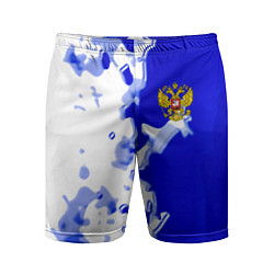 Шорты спортивные мужские Россия спортивная коллекция 2023, цвет: 3D-принт