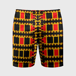 Шорты спортивные мужские Королевские квадраты, цвет: 3D-принт