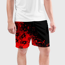 Шорты спортивные мужские Death Stranding game, цвет: 3D-принт — фото 2