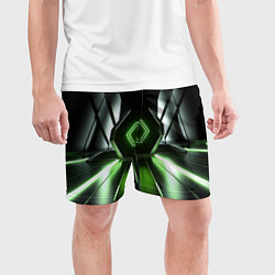 Шорты спортивные мужские Зеленый луч, цвет: 3D-принт — фото 2