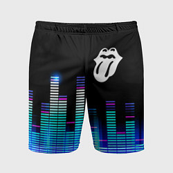 Шорты спортивные мужские Rolling Stones эквалайзер, цвет: 3D-принт