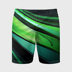 Мужские спортивные шорты Абстрактные геометрические плавные линии минимализ