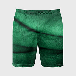 Шорты спортивные мужские Зеленая джинса, цвет: 3D-принт