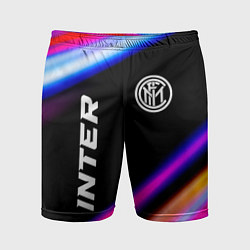 Шорты спортивные мужские Inter speed game lights, цвет: 3D-принт