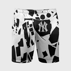 Мужские спортивные шорты New York yankees - abstraction