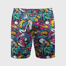 Мужские спортивные шорты Граффити спортивные принадлежности