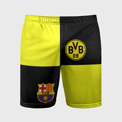 Мужские спортивные шорты Barcelona x Borussia