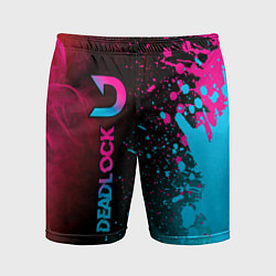 Мужские спортивные шорты Deadlock - neon gradient по-вертикали