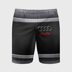 Мужские спортивные шорты Audi metal texture