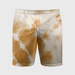 Мужские спортивные шорты Коричневый тай дай