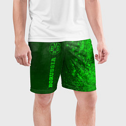 Шорты спортивные мужские Borussia - green gradient по-вертикали, цвет: 3D-принт — фото 2