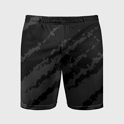 Мужские спортивные шорты The color is black and gray