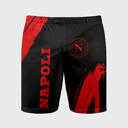 Шорты спортивные мужские Napoli - red gradient вертикально, цвет: 3D-принт