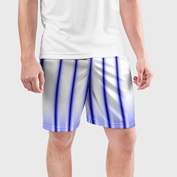 Шорты спортивные мужские Striped suit, цвет: 3D-принт — фото 2