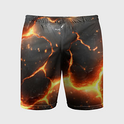 Мужские спортивные шорты Лава и разлом плит