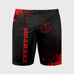 Шорты спортивные мужские Everton - red gradient вертикально, цвет: 3D-принт