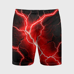 Шорты спортивные мужские Lightning, цвет: 3D-принт
