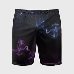 Шорты спортивные мужские Color black blue pink, цвет: 3D-принт