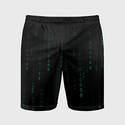 Мужские спортивные шорты Color black turquoise