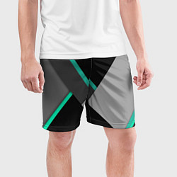 Шорты спортивные мужские Multicoloured, цвет: 3D-принт — фото 2