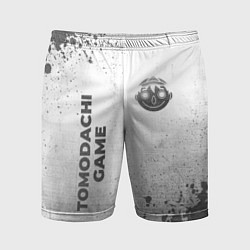 Мужские спортивные шорты Tomodachi Game - white gradient вертикально