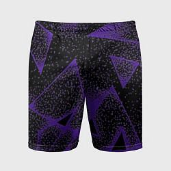 Мужские спортивные шорты The triangle is purple