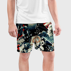 Шорты спортивные мужские Звездные войны персонажи, цвет: 3D-принт — фото 2