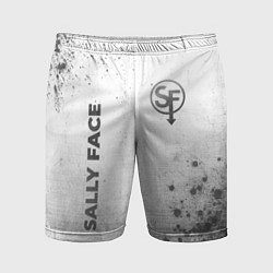 Мужские спортивные шорты Sally Face - white gradient вертикально