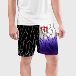 Шорты спортивные мужские Monster energy steel, цвет: 3D-принт — фото 2