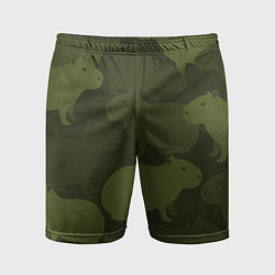 Мужские спортивные шорты Камуфляж из капибар