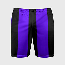 Мужские спортивные шорты Color purple black stripes