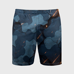 Мужские спортивные шорты Камуфляжные плиты текстура