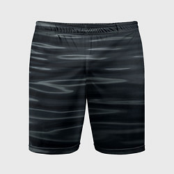Мужские спортивные шорты Черная объемная текстура