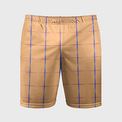 Мужские спортивные шорты Color beige blue cross