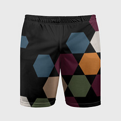 Мужские спортивные шорты Honeycombs autumn colors