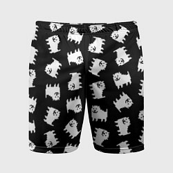 Шорты спортивные мужские Annoying dog pattern - Undertale, цвет: 3D-принт