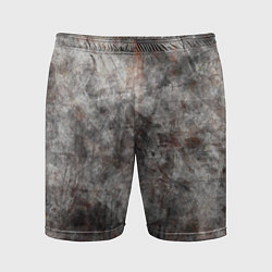 Мужские спортивные шорты Абстракция - gray stone