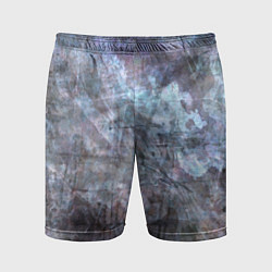 Мужские спортивные шорты Абстракция - gray-blue hurricane