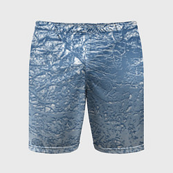 Шорты спортивные мужские Налипший снег, цвет: 3D-принт