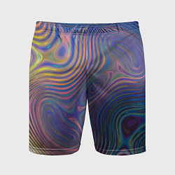 Мужские спортивные шорты Абстрактная рябь