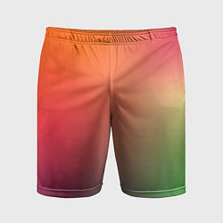 Шорты спортивные мужские Color multicolored, цвет: 3D-принт