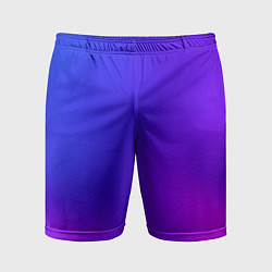 Шорты спортивные мужские Color multicolored gradient, цвет: 3D-принт