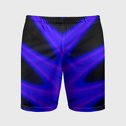 Шорты спортивные мужские Color neon blue, цвет: 3D-принт
