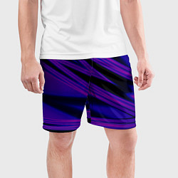 Шорты спортивные мужские Color multi-colored neon, цвет: 3D-принт — фото 2