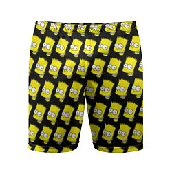 Мужские спортивные шорты Барт Симпсон: узор