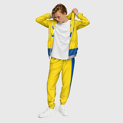 Костюм мужской Сборная Швеции: домашняя форма, цвет: 3D-меланж — фото 2